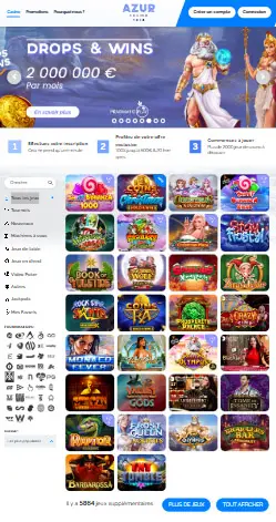 l'application et interface MADNIX CASINO